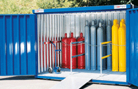 SAFE Container für Gasflaschen